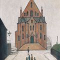 Laurence Stephen Lowry — Old Church, Merthyr-Tydfil, изображение 1