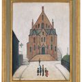 Laurence Stephen Lowry — Old Church, Merthyr-Tydfil, изображение 2