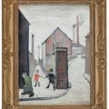 Laurence Stephen Lowry — Small Children at the 'Works', Viaduct Gates, изображение 2