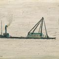 Laurence Stephen Lowry — Barge, изображение 1