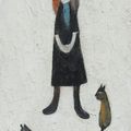 Laurence Stephen Lowry — Woman with Dogs, изображение 1