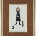 Laurence Stephen Lowry — Woman with Dogs, изображение 2