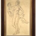 Léonard Tsuguharu Foujita — Модели, супружеская пара, изображение 2