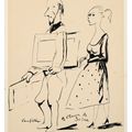 Léonard Tsuguharu Foujita — Художник и модель, изображение 2