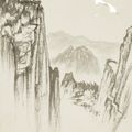 Li Keran — Ландшафтные наброски, изображение 12