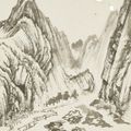Li Keran — Ландшафтные наброски, изображение 13