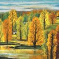 Lin Fengmian — Осенний лес, изображение 1