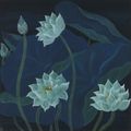 Lin Fengmian — Пруд с лотосами в лунном свете, изображение 1
