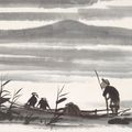 Lin Fengmian — Рыбак и сопутствующие лица, изображение 1