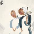 Lin Fengmian — Двое деревенских жителей, изображение 1