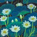 Lin Fengmian — Пруд с лотосами, изображение 1