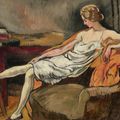 Louis Valtat — Женщина в одиночестве, изображение 1