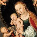 Lucas Cranach The Younger — Богородица с Младенцем, Святой Иоанн Креститель и Ангелы, изображение 2