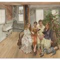 Lucian Freud — Большой интерьер, W11 (в стиле Ватто), изображение 1