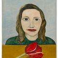 Lucian Freud — Женщина с тюльпаном, изображение 2