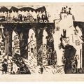 Lyonel Feininger — Железнодорожный виадук, изображение 1