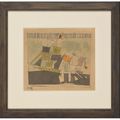 Lyonel Feininger — Клиперные суда с флагами, изображение 2