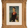 Mai Thu — Femme au châle rouge (Женщина в красной шали), изображение 2