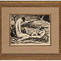 Man Ray — Две обнаженные натуры на фоне пейзажа Риджфилда (бабье лето), изображение 4