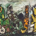 Maqbool Fida Husain — Без названия (Музыканты), изображение 1