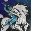 Maqbool Fida Husain — Без названия (Лошадь и всадник), изображение 2
