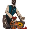 Maqbool Fida Husain — Без названия (Табалчи), изображение 1