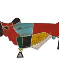 Maqbool Fida Husain — Без названия (Фермер и бык), изображение 2