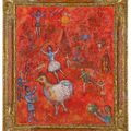 Marc Chagall — Сцена цирка, изображение 2