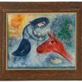 Marc Chagall — Конец путешествия по красному городу, изображение 3