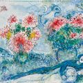 Marc Chagall — Двойной букет роз, изображение 1