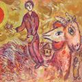 Marc Chagall — Солярий и кухня с двойным профилем в качестве сувенира из деревни, изображение 1