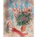 Marc Chagall — Подарки для пары с букетом, изображение 2