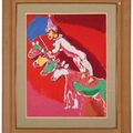 Marc Chagall — "Четверка тет" (цирк Воллара), изображение 4
