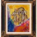 Marc Chagall — Абрахам возвращается к трем ангелам, изображение 2