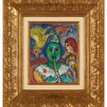 Marc Chagall — Клоун-флейтист с коком, изображение 3