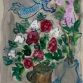 Marc Chagall — Два букета в стиле клоуна, изображение 1
