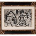 Marc Chagall — Праздник в деревне, изображение 2