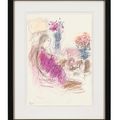 Marc Chagall — Интерьер в стиле молодой женщины в фиолетовом цвете, изображение 3