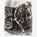 Marc Chagall — Жан де Лафонтен, "Басни", Париж, издательство "Tériade Editeur", 1952, изображение 3