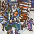 Marc Chagall — Виолончелистка или виолончелистка в банке, изображение 1
