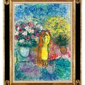 Marc Chagall — Пара из двух букетов, изображение 2