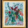 Marc Chagall — Большой букет на столе, изображение 2