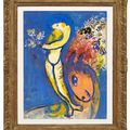 Marc Chagall — Экюйер с букетом во главе, изображение 2