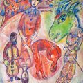 Marc Chagall — Арлекин в образе желтой луны, изображение 1