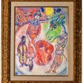 Marc Chagall — Арлекин в образе желтой луны, изображение 2