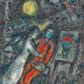 Marc Chagall — Пара в лунном свете, изображение 1