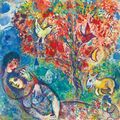 Marc Chagall — Пара, которая любит друг друга, изображение 1