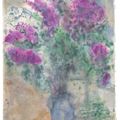 Marc Chagall — Великолепный букет лилий у самого окна, изображение 3