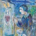 Marc Chagall — Человек, который только что стал кавалером, изображение 1