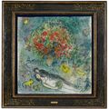 Marc Chagall — Любовь в красном букете, изображение 2